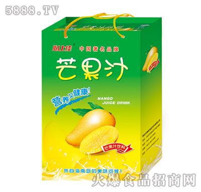 心上佳芒果汁飲料手提袋