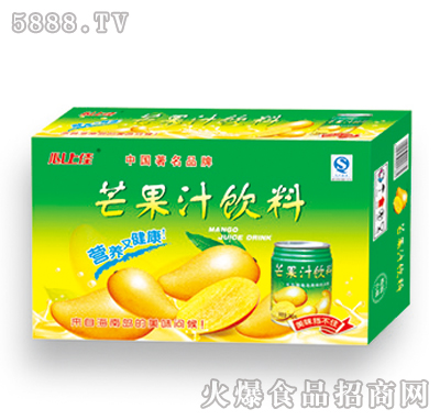 心上佳芒果汁飲料箱裝