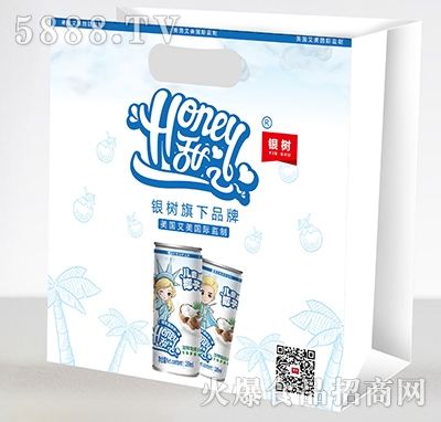 Honey甜心兒童成長(zhǎng)椰子汁塑料袋