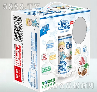 Honey甜心兒童成長(zhǎng)椰子汁手提