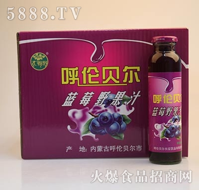 呼倫貝爾藍(lán)莓野果汁飲料