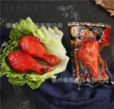 雄鷹105克鹵雞腿五香味雞腿鹵大雞腿休閑零食真空包裝