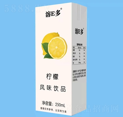 溶E多檸檬風(fēng)味飲品250ml夏季飲品招商代理