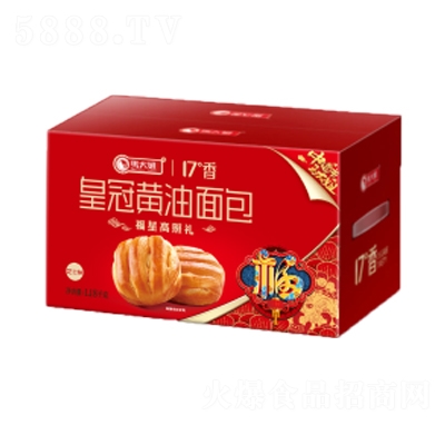 馬大姐皇冠黃油面包禮盒年貨禮盒招商