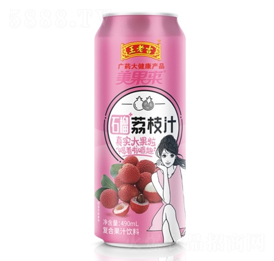 ���ϼ�������ʯ����֦֭�ͺϹ�֭���490ml