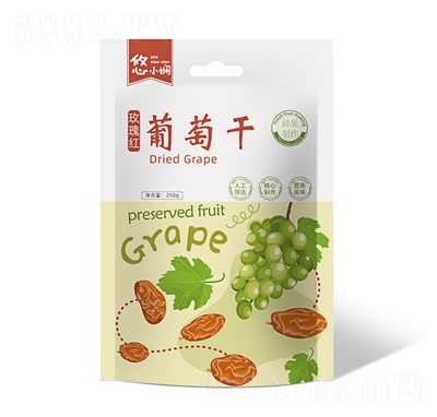 悠小嫻新疆玫瑰紅葡萄干大量批發(fā)果干蜜餞大顆粒新貨提子干